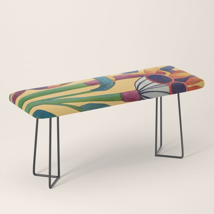 Bird of Paradise in Tropical Bloom Bench Gallery Image 1