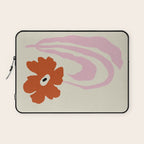 Dropping pink flower  Laptop Sleeve Gallery Image 1