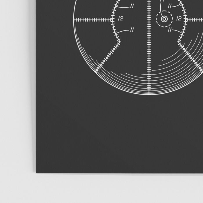 Basketball Patent - Black Poster Gallery Image 3