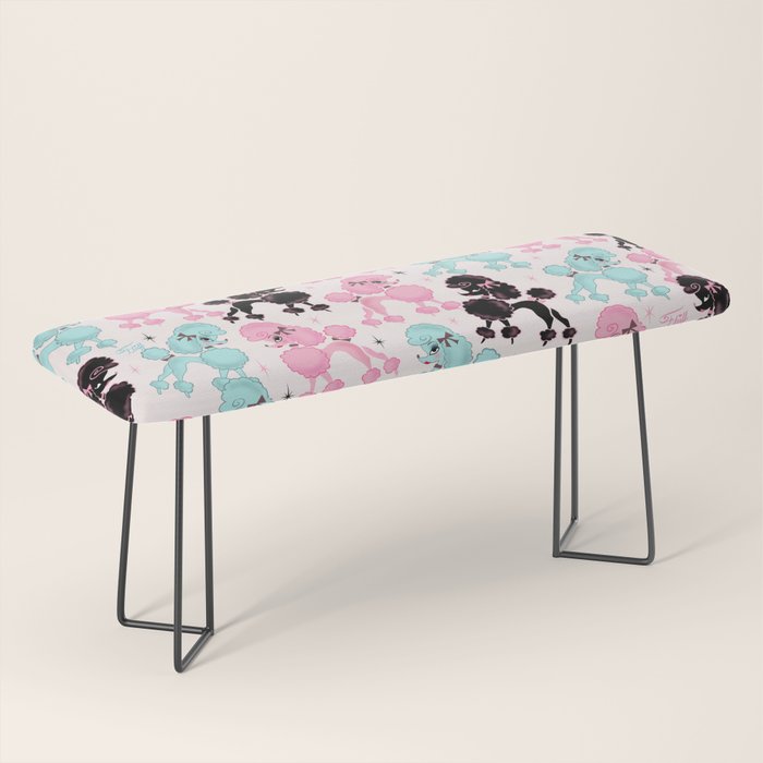 Poodlerama Retro Poodles Bench Gallery Image 1