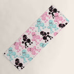 Poodlerama Retro Poodles Yoga Mat Gallery Image 1