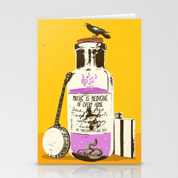 MUSIC IS MEDICINE Stationery Card Gallery Image 2