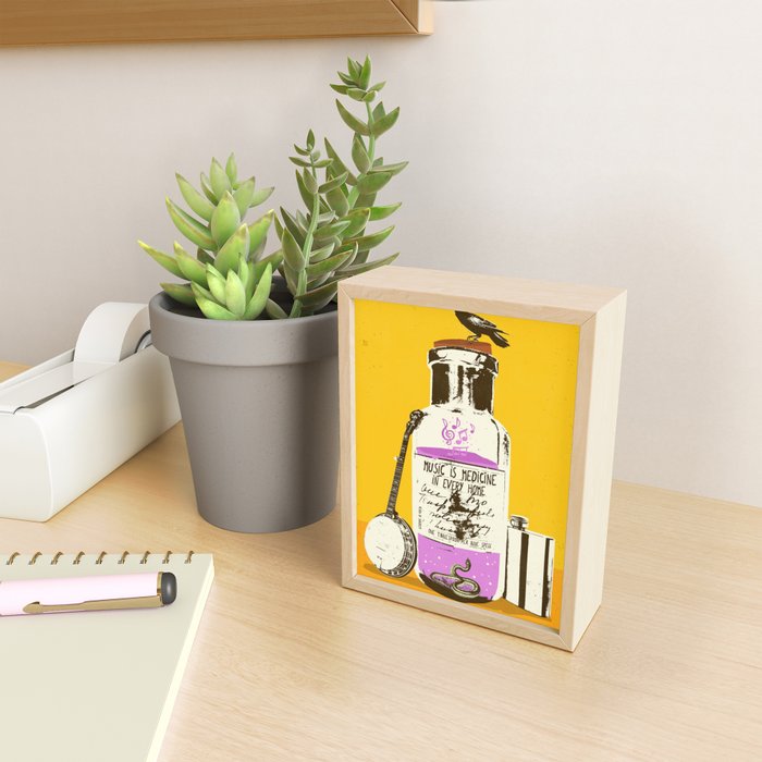 MUSIC IS MEDICINE Mini Art Print Gallery Image 2