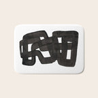 'Boulder' Mid Century Modern Fun Abstract Shapes  Bath Mat Gallery Image 1
