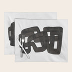 'Boulder' Mid Century Modern Fun Abstract Shapes  Placemat Gallery Image 1