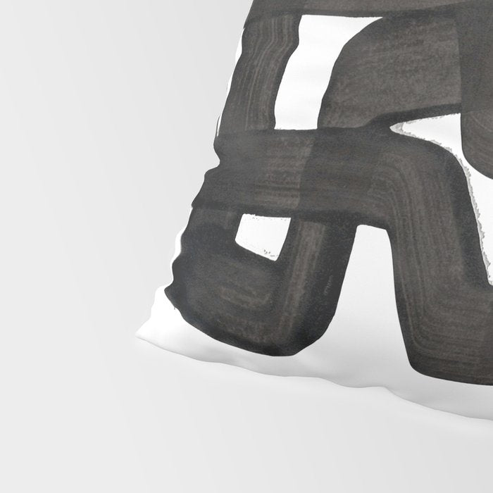 'Boulder' Mid Century Modern Fun Abstract Shapes  Pillow Sham Gallery Image 4