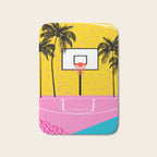 Dope - memphis retro vibes basketball sports athlete 80s throwback vintage style 1980's Bath Mat Gallery Image 1