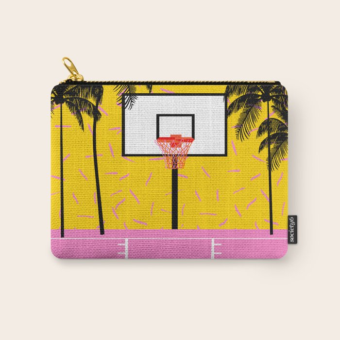 Dope - memphis retro vibes basketball sports athlete 80s throwback vintage style 1980's Carry All Pouch Gallery Image 1