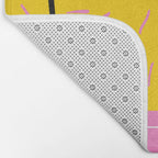 Dope - memphis retro vibes basketball sports athlete 80s throwback vintage style 1980's Bath Mat Gallery Image 2