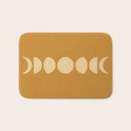 Minimal Moon Phases I Bath Mat Gallery Image 1
