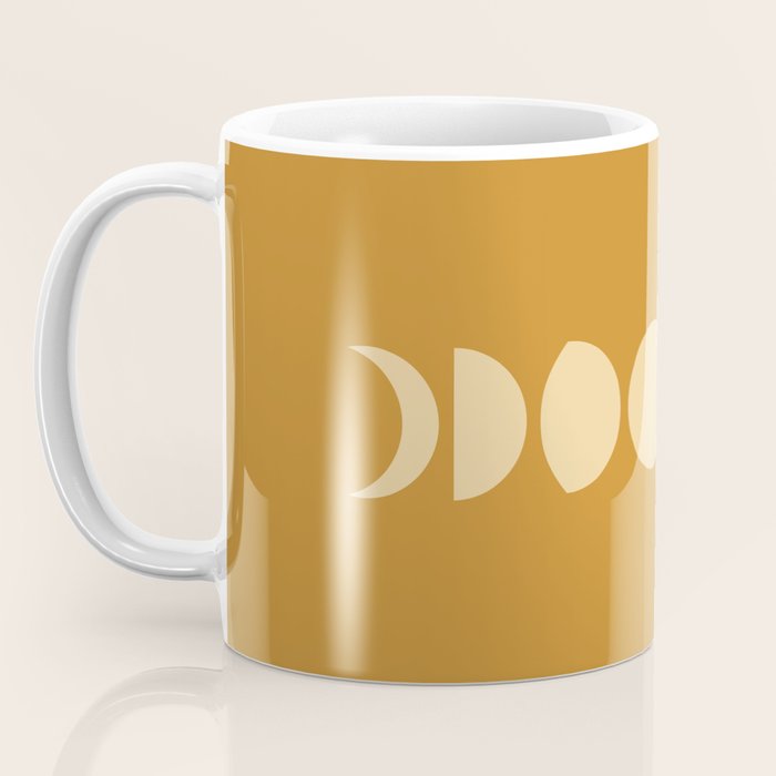 Minimal Moon Phases I Coffee Mug Gallery Image 3