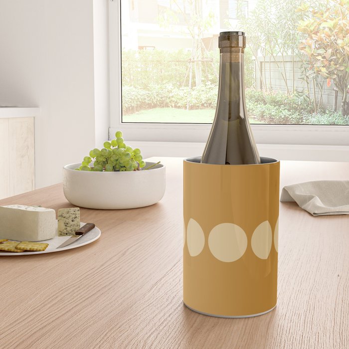 Minimal Moon Phases I Wine Chiller Gallery Image 4