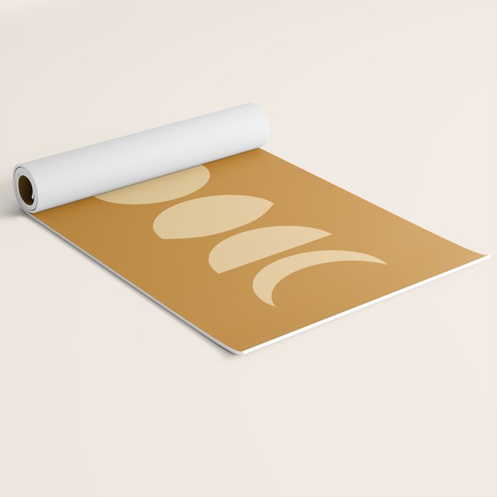 Minimal Moon Phases I Yoga Mat Gallery Image 2
