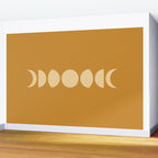 Minimal Moon Phases I Wall Mural Gallery Image 2