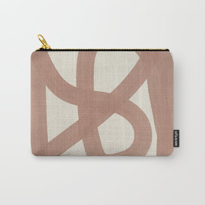 Pink Lines #1 Carry All Pouch Gallery Image 1