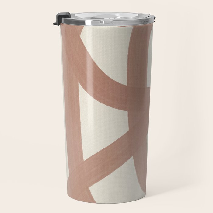Pink Lines #1 Travel Mug Gallery Image 3