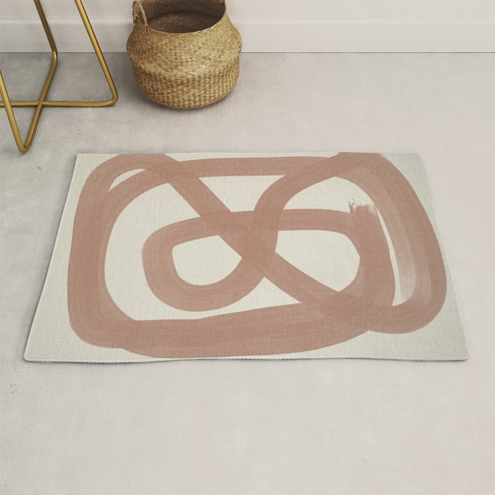Pink Lines #1 Rug Gallery Image 1