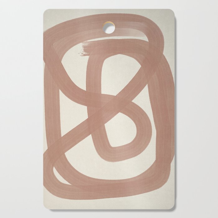 Pink Lines #1 Cutting Board Gallery Image 1
