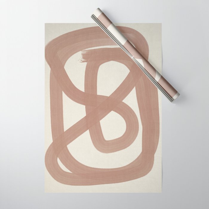 Pink Lines #1 Wrapping Paper Gallery Image 1