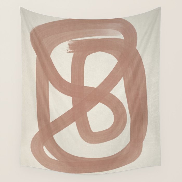 Pink Lines #1 Wall Tapestry Gallery Image 4