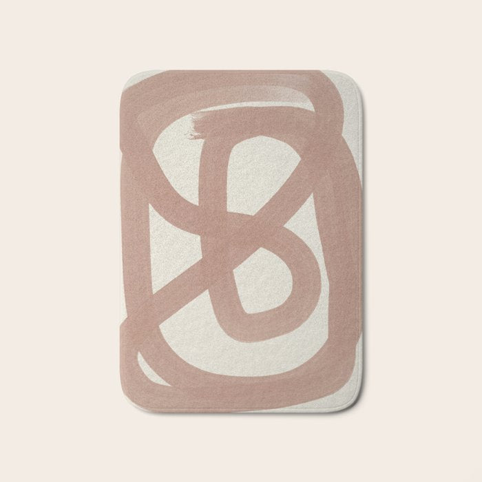 Pink Lines #1 Bath Mat Gallery Image 1