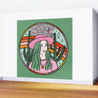 Capricorn Cowgirl Wall Mural Gallery Image 2