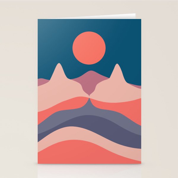 Cat Landscape 29 Stationery Card Gallery Image 2