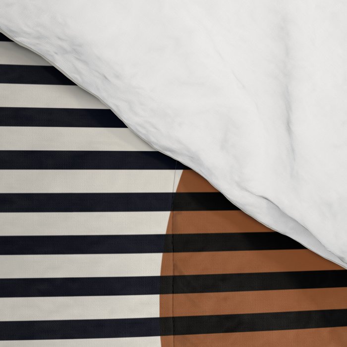 Abstraction_SUN_LINE_POP_ART_Minimalism_S001S Comforter Gallery Image 4