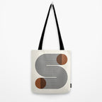 Abstraction_SUN_LINE_POP_ART_Minimalism_S001S Tote Bag Gallery Image 2