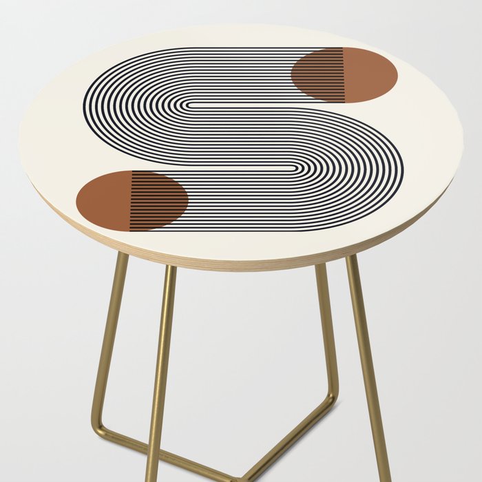 Abstraction_SUN_LINE_POP_ART_Minimalism_S001S Side Table Gallery Image 2