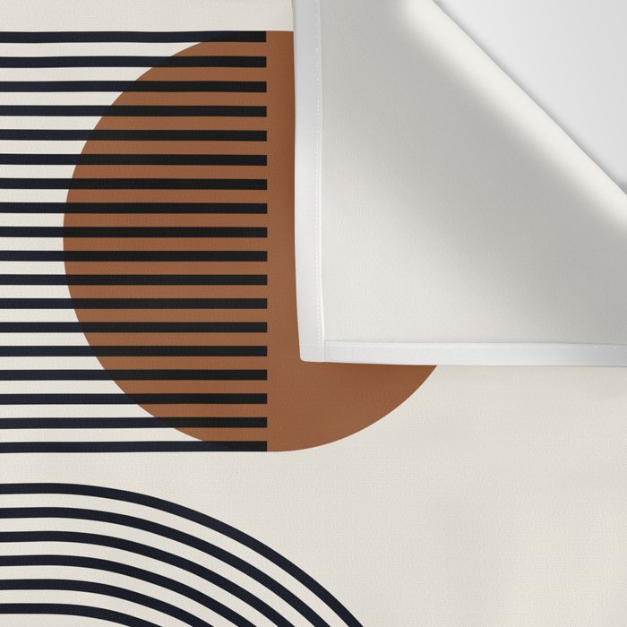 Abstraction_SUN_LINE_POP_ART_Minimalism_S001S Wall Tapestry Gallery Image 3