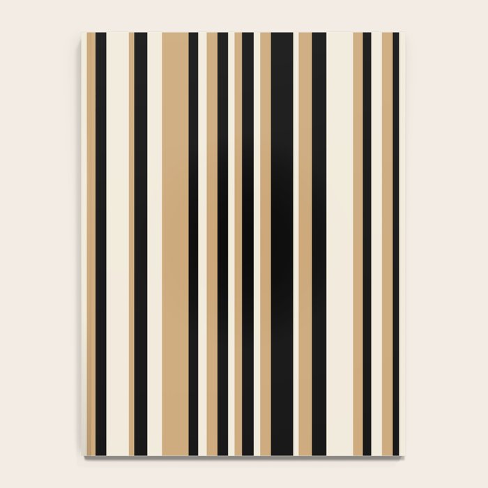 Classic Stripes VII - Neutral Vintage Notebook Gallery Image 4