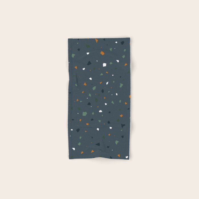 Dark Terazzo Bath Towel Gallery Image 1