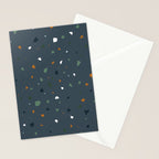 Dark Terazzo Stationery Card Gallery Image 2