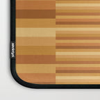 Mixed Stripes Pattern XII Orange Tones Laptop Sleeve Gallery Image 3