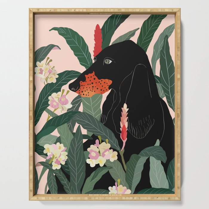 Hidden in the Greenery Serving Tray Gallery Image 1