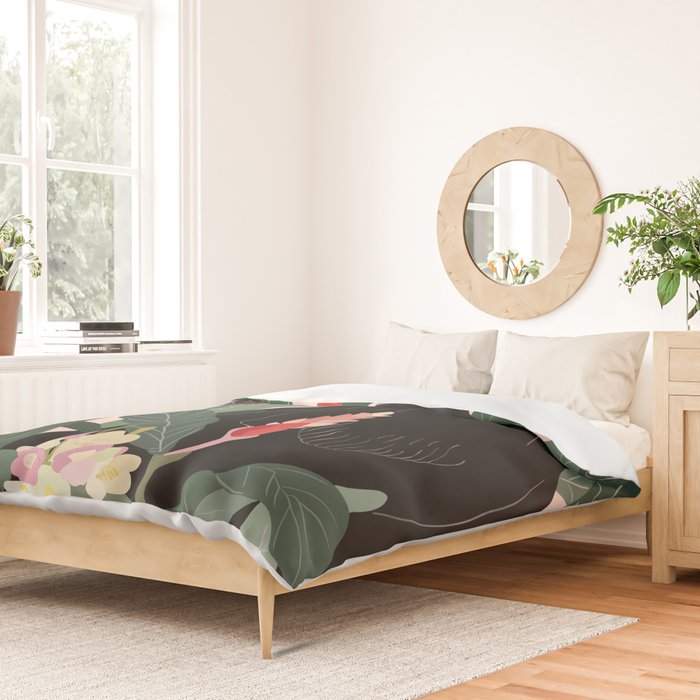 Hidden in the Greenery Duvet Cover Gallery Image 2