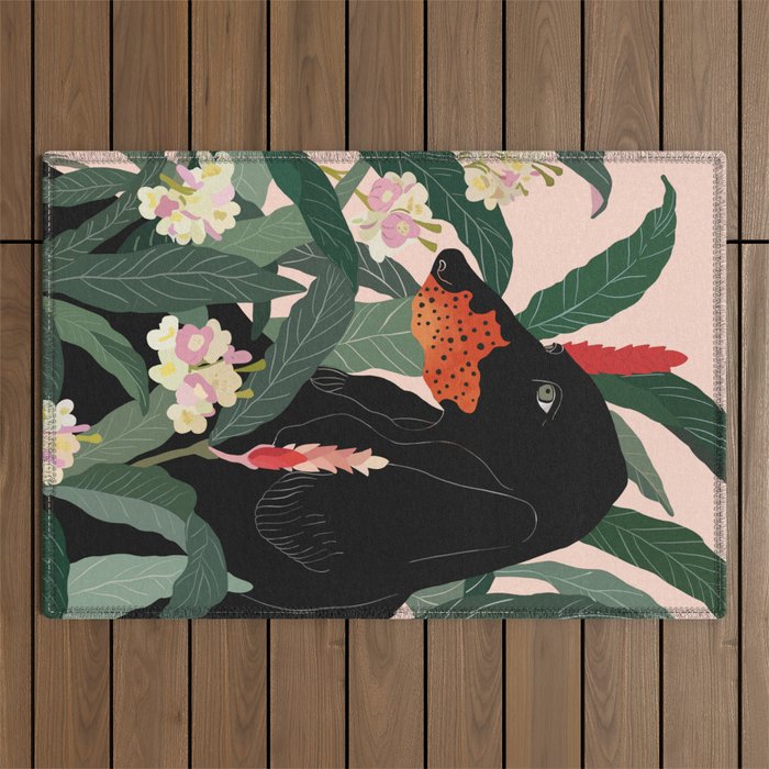 Hidden in the Greenery Outdoor Rug Gallery Image 1