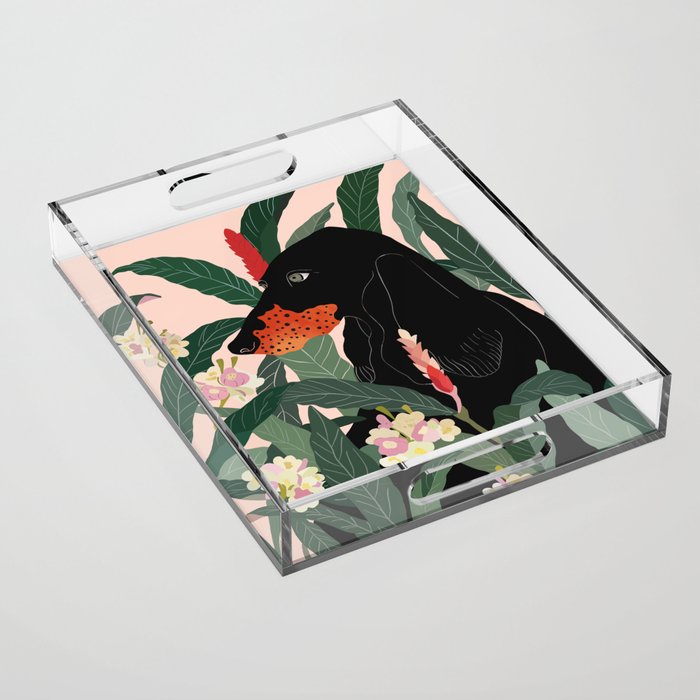 Hidden in the Greenery Acrylic Tray Gallery Image 1