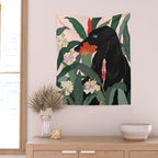 Hidden in the Greenery Wall Tapestry Gallery Image 2