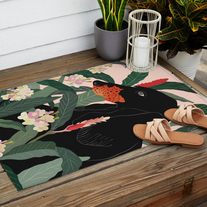 Hidden in the Greenery Outdoor Rug Gallery Image 2