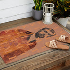 for Gustav Klimt 02 Outdoor Rug Gallery Image 2