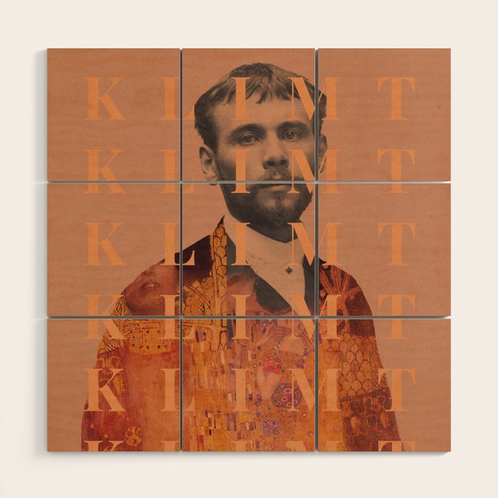 for Gustav Klimt 02 Wood Wall Art Gallery Image 1