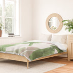 Tropical Leaves Green And Pink Duvet Cover Gallery Image 2