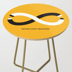 Never stop creating (the infinity pencil) Side Table Gallery Image 2