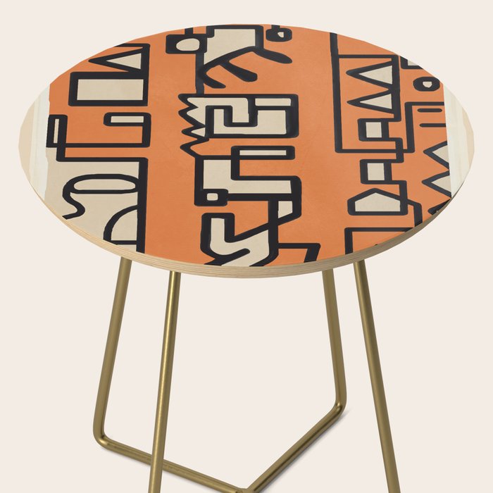 Abstract Line Movement 11 Side Table Gallery Image 2