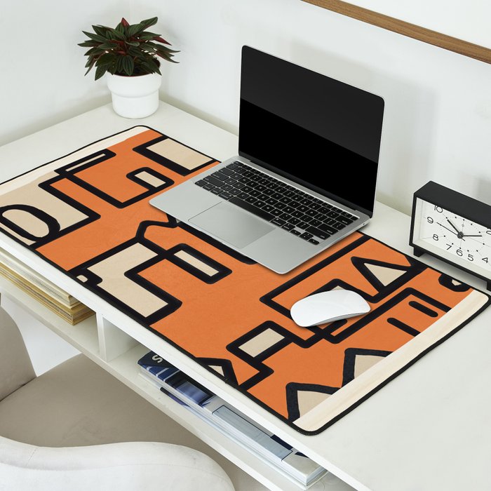 Abstract Line Movement 11 Desk Mat Gallery Image 2