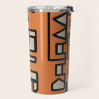 Abstract Line Movement 11 Travel Mug Gallery Image 2