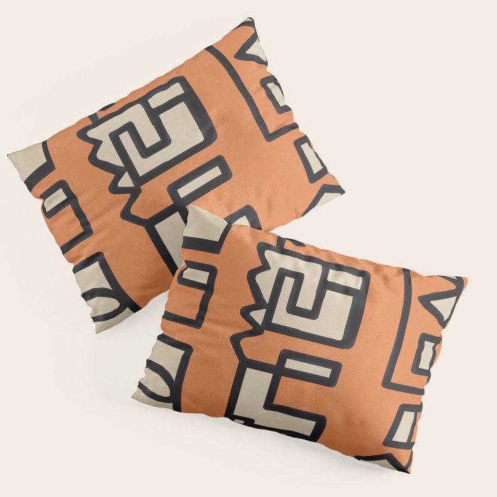 Abstract Line Movement 11 Pillow Sham Gallery Image 1