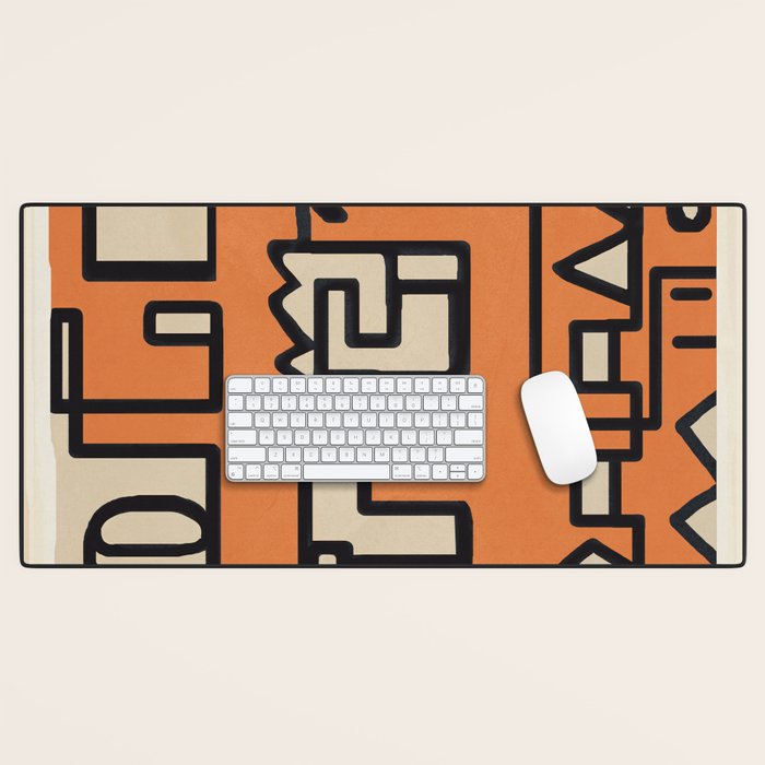 Abstract Line Movement 11 Desk Mat Gallery Image 1
